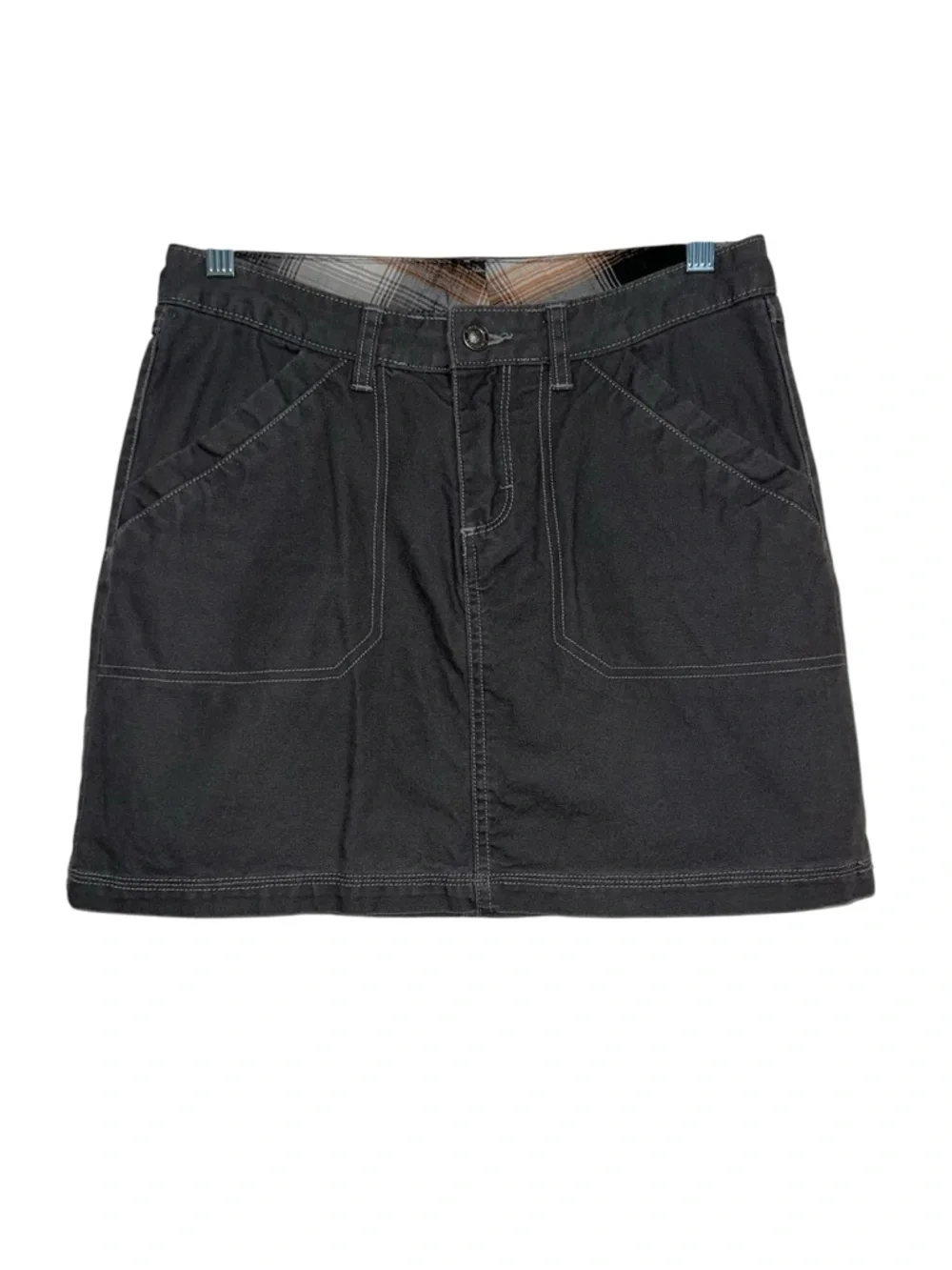 Patagonia Dark Charcoal A-Line Mini Skirt